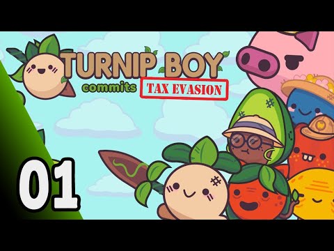 Видео: Turnip Boy Commits Tax Evasion | Прохождение игры #1 Приключения репки с налогами (без комментариев)