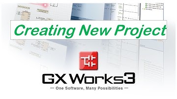 GX Works3 Creating New Project in Tamil