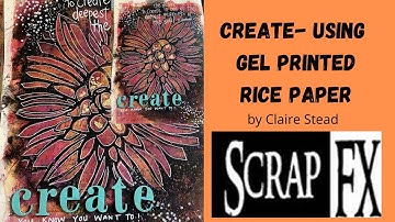 Scrap FX Art journal page- Create