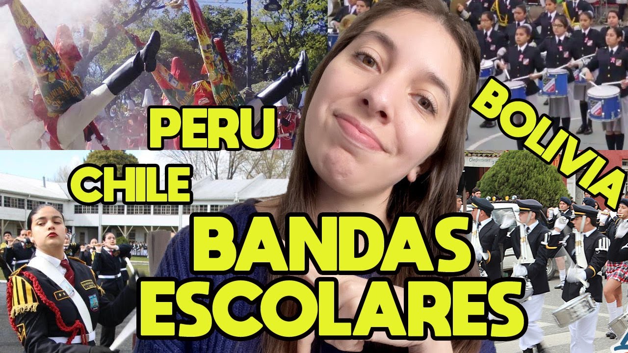 COMPARACION BANDA DE GUERRAS ESCOLARES PERU-BOLIVIA-CHILE *cual de todas es la mejor?* 🏆