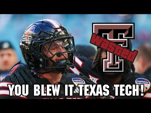 You Blew it Texas Tech!