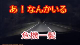 ドラレコ　嫁はナイトビジョン？見えない！ロービーム！ハイビームで見えたMy wife is a night vision that can be seen even in the dark　釧路