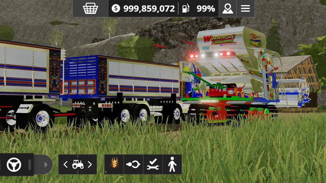 EP.301 FS20 เล่นแบบชีวิตจริง รถเกี่ยววรพจน์การช่าง2020 | Farming ...