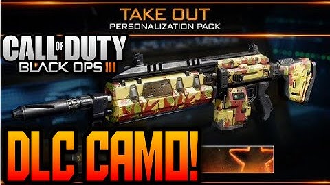 Call of Duty Black Ops 3 HOW TO GET THE "TAKE OUT" DLC CAMO PERSONALIZATION PACK! + Tutorial COD BO3