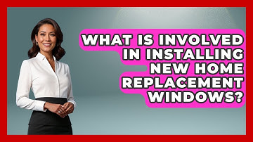 What Is Involved In Installing New Home Replacement Windows? - Home Remodeling Gurus