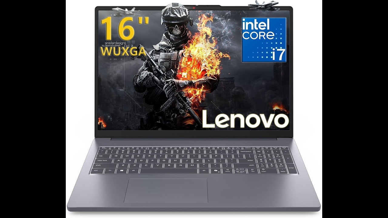 Review: Lenovo 16” i7 Laptop – 16GB DDR5 & 1TB SSD - YouTube