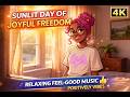 Sunlit Day of Joyful Freedom ☀️   Relaxing Feel Good Vibes &amp; Positive Energy Music 4K
