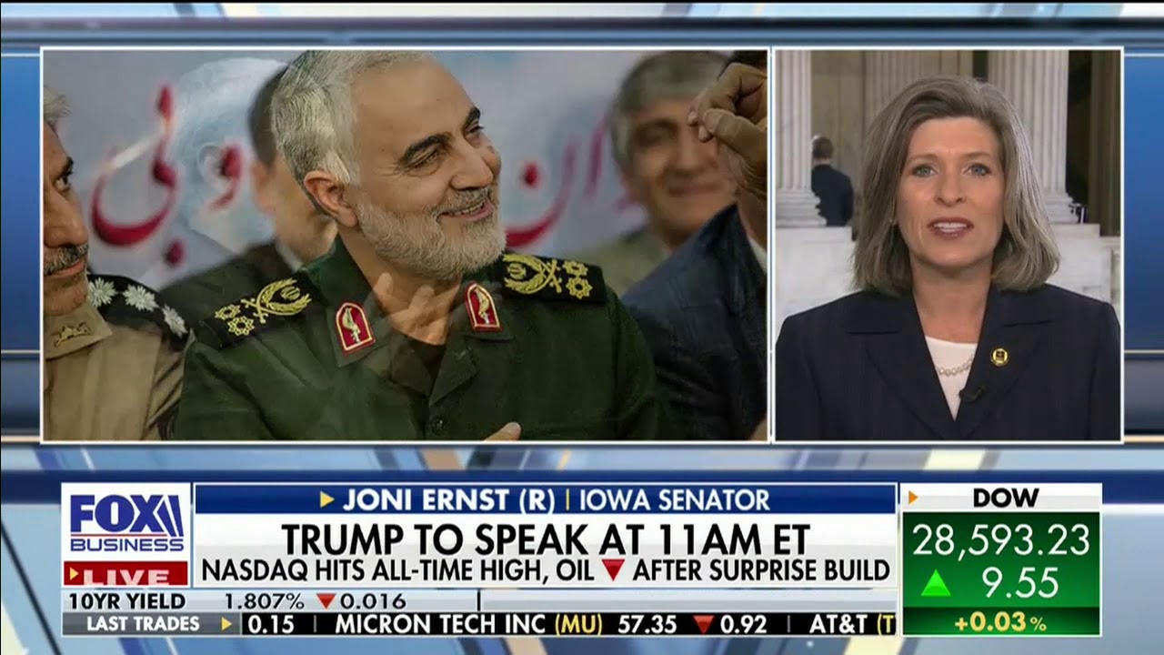 Sen. Ernst on President Trump’s Maximum Pressure Campaign Against the Iranian Regime (Fox Business)