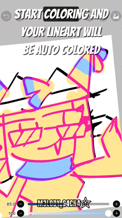 auto lineart coloring tut!/#lineart #dandysworld#yatta #arttutorial #ibispaintx #fyp #1tzm3l0dyg4ch4