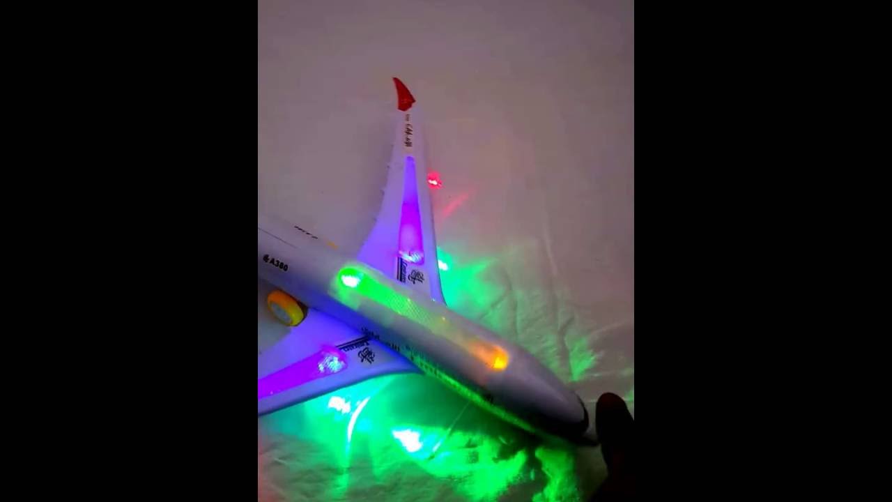 Emirates UAE EK A380 Bump and Go Model Plane Aeroplane Airplane Sound