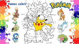 Desenhos para colorir de desenho do pokémon pachirisu para colorir