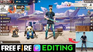 Free Fire Id poster photo editing || Free Fire photo editing || PicsArt photo editing - Sanju Edit