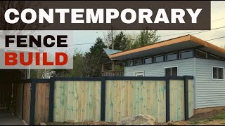 Contemporary Fence Build Timelapse