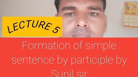 formation of simple sentence