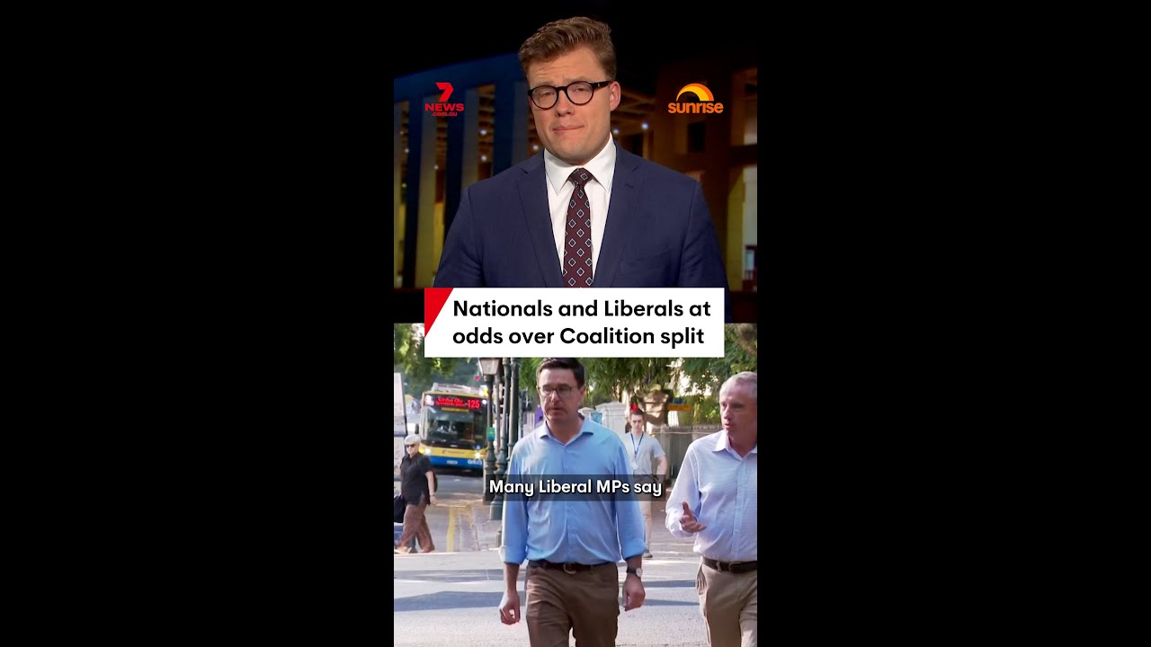 Nationals and Liberals at odds over Coalition split