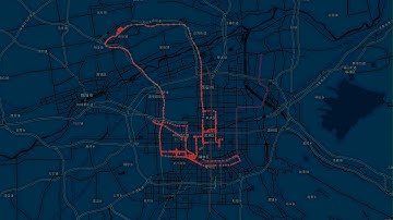 GPS Trajectory of One Taxi (AT*21*)