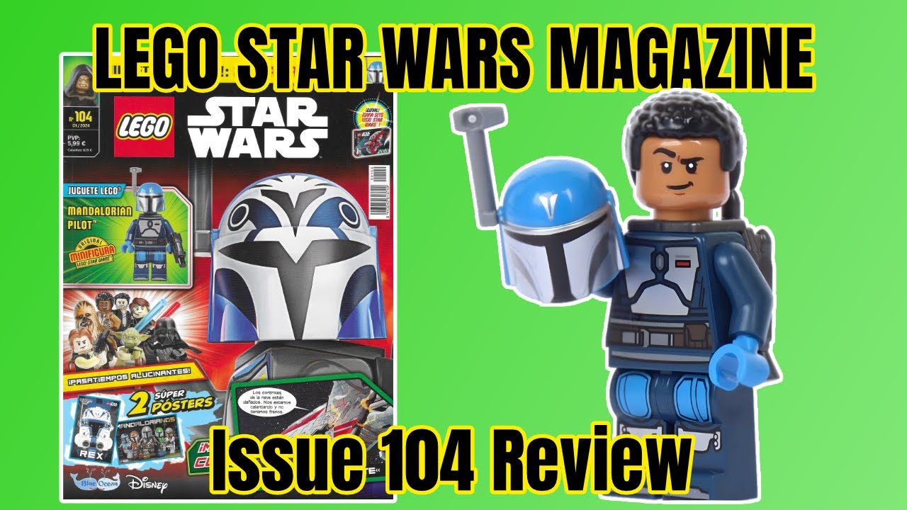 Lego Star Wars Magazine 104 Mandalorian Pilot Minifigure sw1259