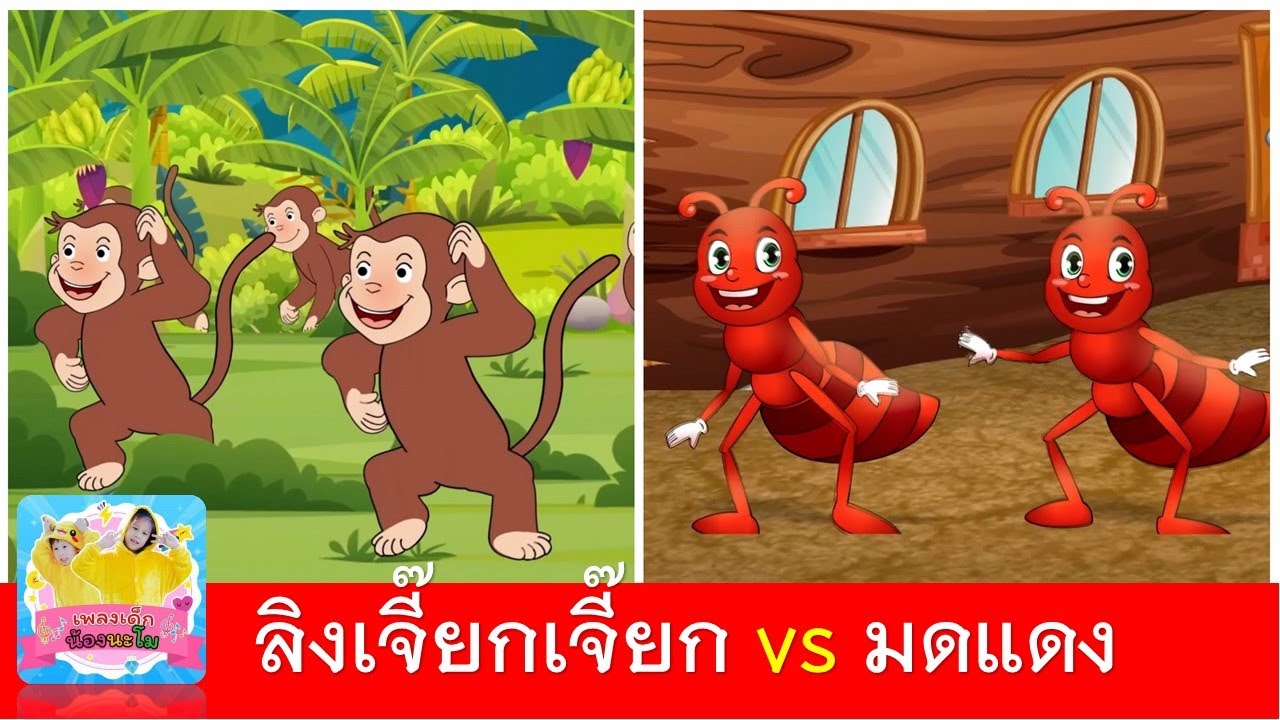 ลิงเจี๊ยกเจี๊ยก vs มดแดง