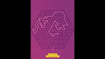 New Hexagon puzzle solve#shorts #puzzle #trending #traindingshorts #mazepuzzle #maze.....