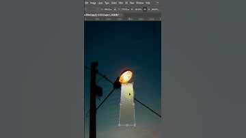 Street light effect in photoshop #photoshop #shorts #streetlight