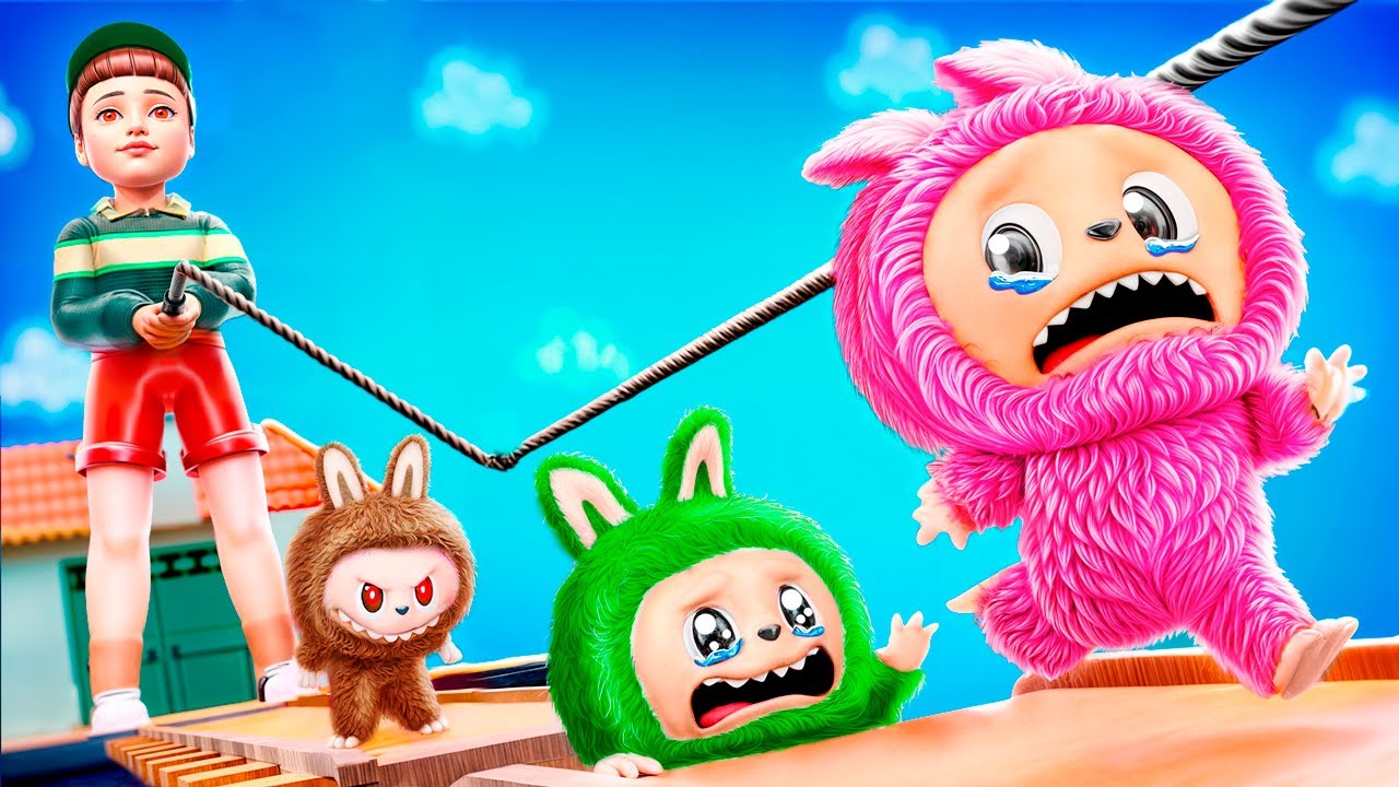 LABUBU vs SQUID GAME 3! Từ Mọt sách thành Búp bê LABUBU