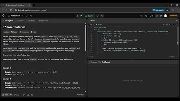 LeetCode | 57. Insert Interval | C++ | Day 57