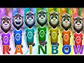 Rainbow Color effect Talking Tom Battle Game / Rainbow Color Talking Tom 2 Game / Rainbow 4 color
