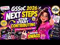 GSSoC 2026 Next Steps 😱 How To Start Contributing &amp; Find Beginner Friendly Tasks