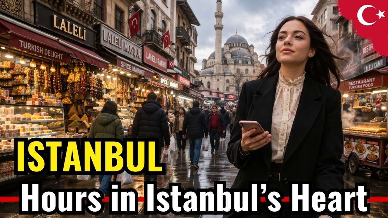 Istanbul Walking Tour 4K | Laleli to Grand Bazaar to Sultanahmet | Real City Life