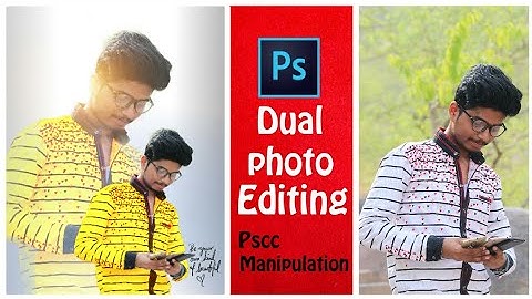 Dual photo editing | double exposure editing | pscc tutorial