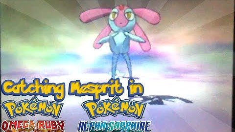 How to catch Mesprit- Pokemon OmegaRuby & AlphaSapphire