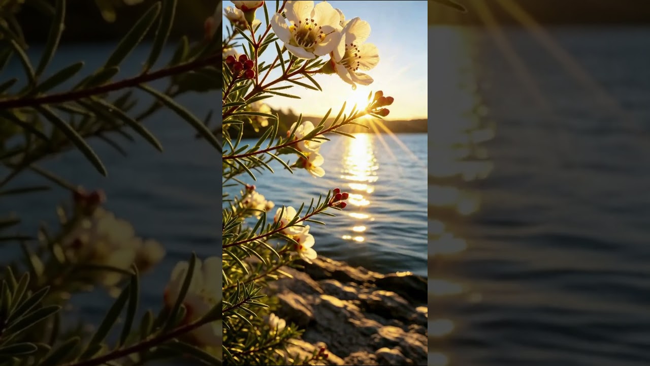 Golden Hour by the Lake ✨ Peaceful Nature Ambience