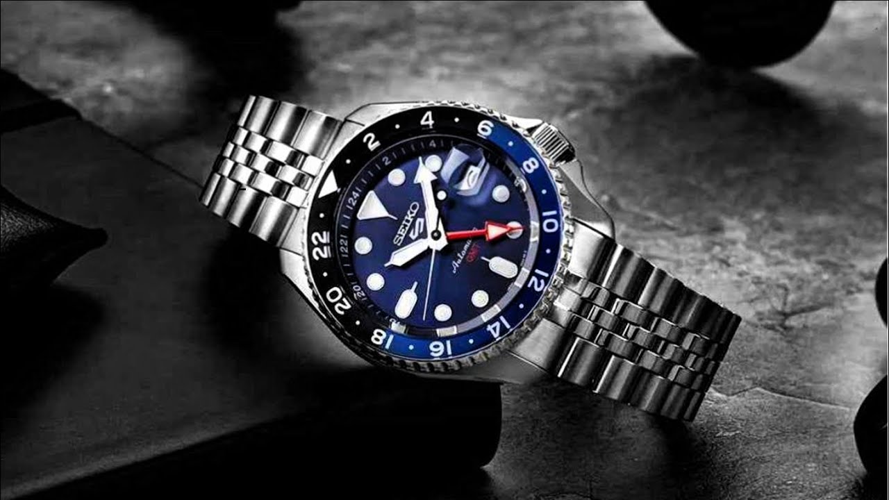◇SEIKO Seiko Mechanical Blue Dial 4S12-0010 Wristwatch 08166
