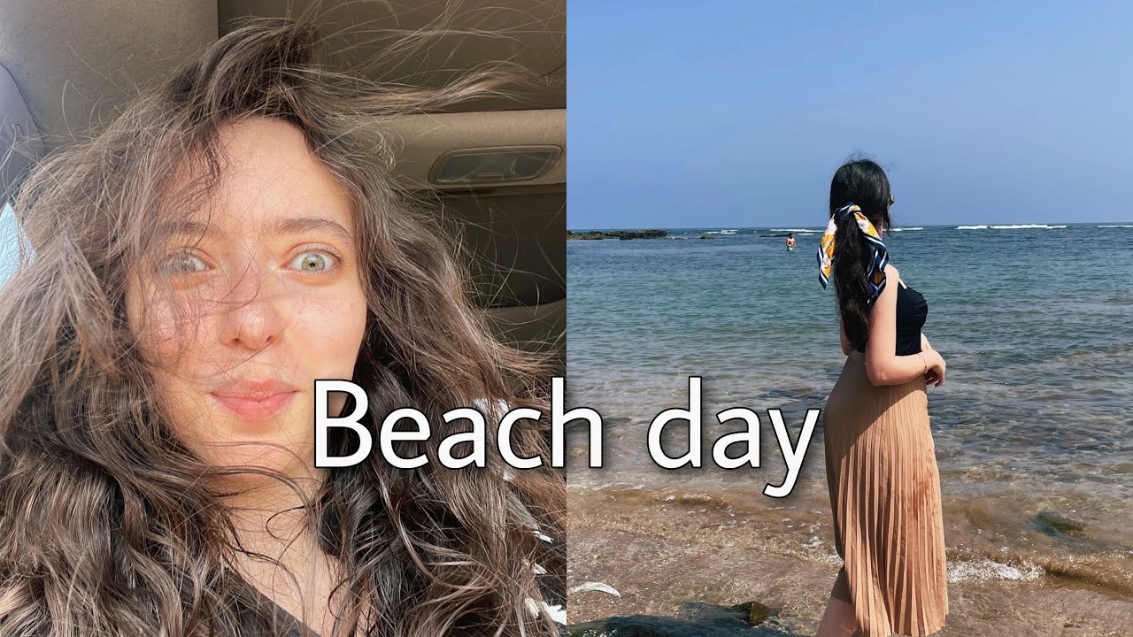 Vlog beach day ❤️ نهار في البحر