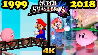 Evolution of Super Smash Bros. games (1999-2018)