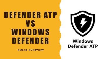 Windows Defender ATP vs Windows Defender AV