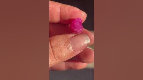 Tinh thể ruby Yên Bái sáng đẹp #gem #ruby #daquy #love