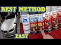 How To Paint A Car | BEST METHOD |  PROFESSIONAL RESULTS AT HOME  | ONLY SPRAY CANS