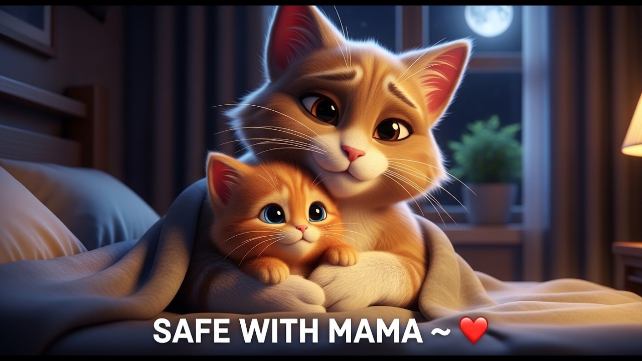 The Hungry Kitten Who Didn’t Want to Wake Mama 🥺💛  A Heartwarming Bedtime Story