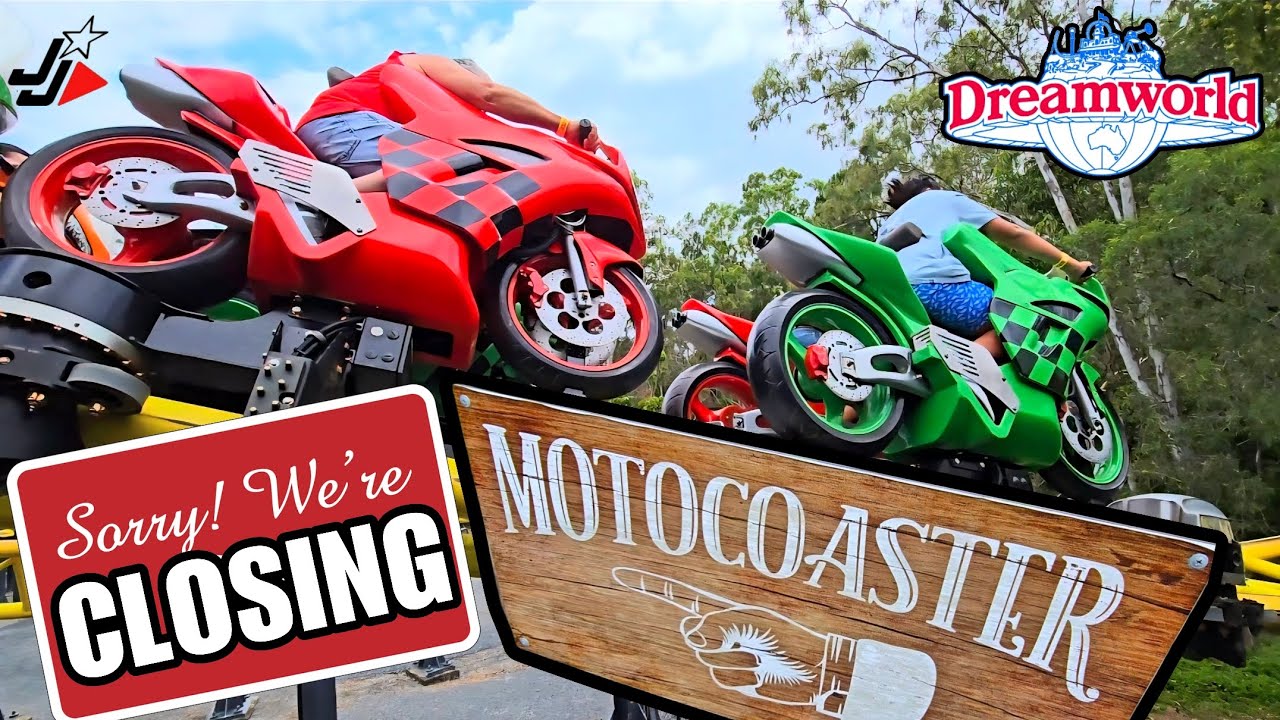 DREAMWORLD THEMEPARK - MOTOCOASTER IS CLOSING! - YouTube
