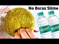 NO BORAX❌ GOLDEN WATER SLIME💦 How to make Fevigum Water Slime without Borax [ASMR]