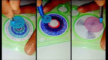 I enjoyed in my childhood, How many rotations did the pen make in total?The Spirograph 2025 #shorts