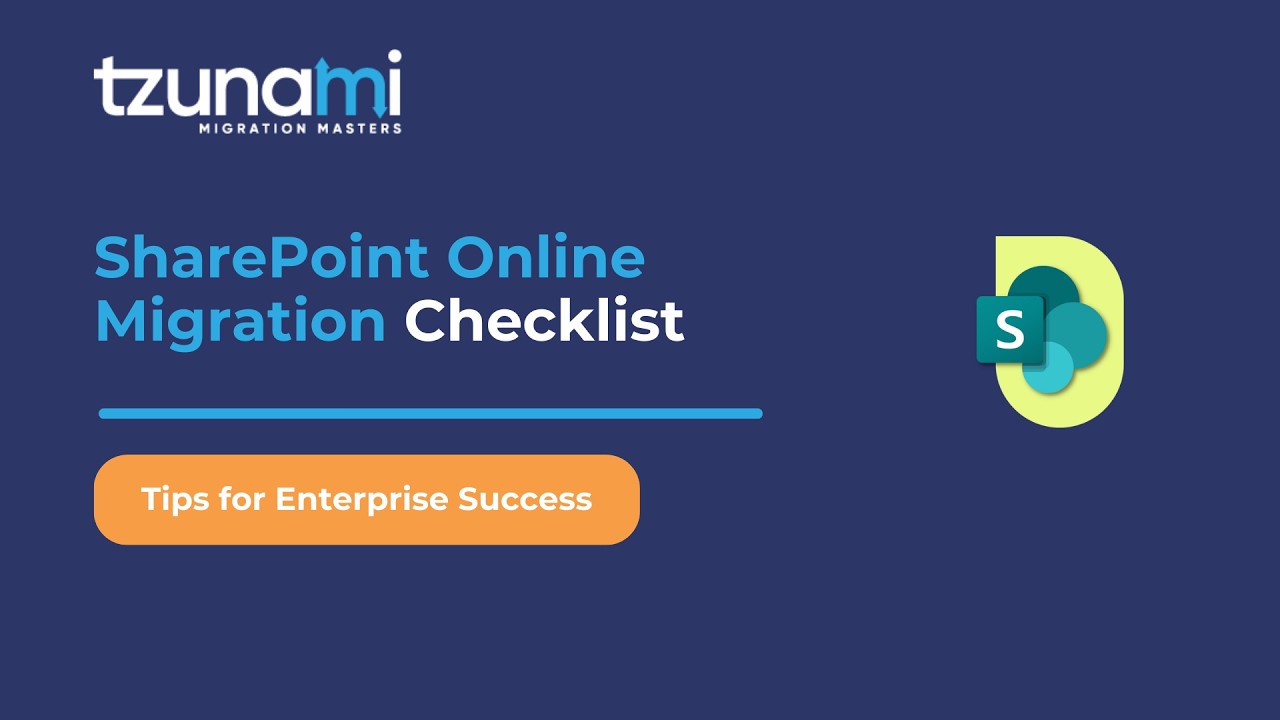 SharePoint Online Migration Checklist (2026) | Pre-Migration Audit ...