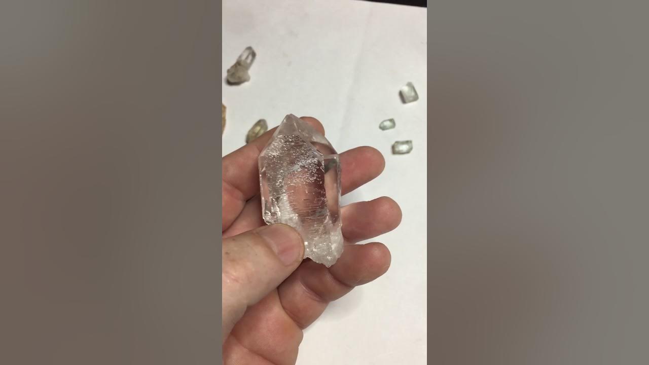 Topaz and quartz identification YouTube