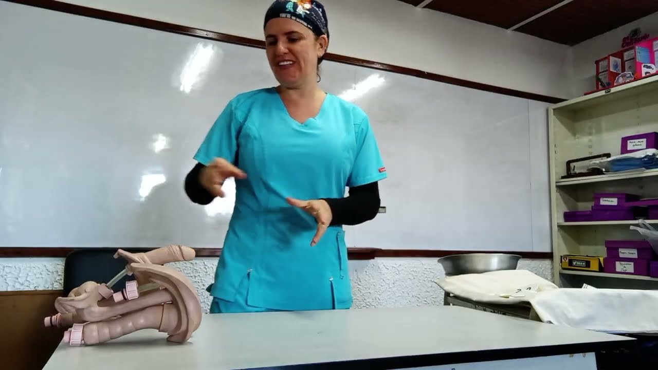 COLOCACION SONDA FOLEY, EXPLICACION PASO A PASO CON MANIQUÍS, CLASES EN VIVO. ✍🏼✅