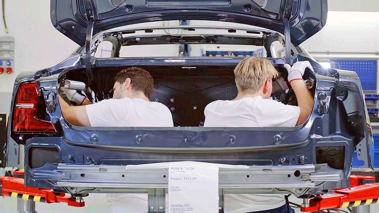 Polestar 1 2019 Production Line Swedish Car Factory You Polestar 1 2019 Production Line Swedish Car Factory