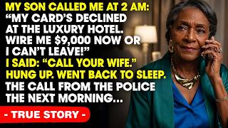 Details My Son Called Me At 2 AM: My Card Got Declined At The Hotel. Wire Me $9,000 Right Now Or I Can't... Update
