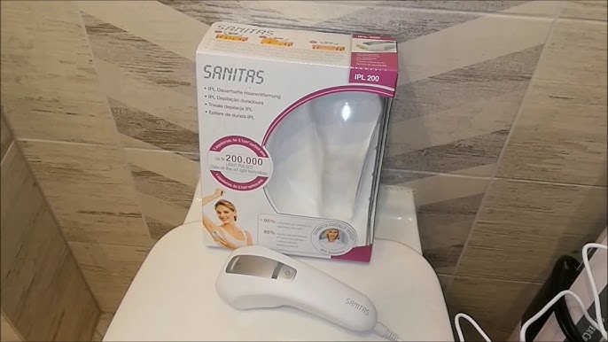 200 (Lidl YouTube Sanitas UV) IPL 200,000 UNBOXING AC - Epilator flashes