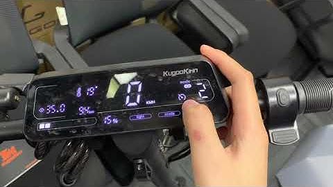 Kugookirin S4 open and close cruise control tutorial (Kugookirin S4开启与关闭定速巡航教程)