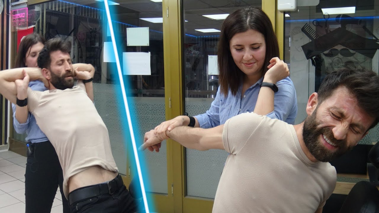 ASMR female chair massage & BACKNECK CRACK & deep sleep back, neck